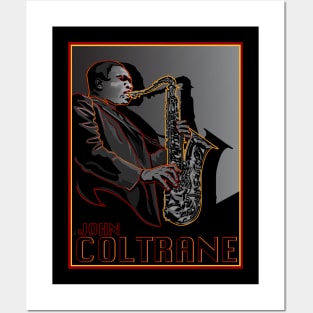 JOHN COLTRANE AMERICAN JAZZ SAXOPHONIST COMPOSER Posters and Art